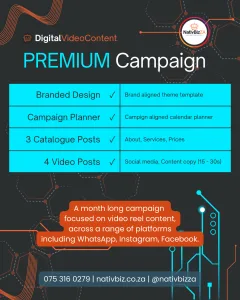 a social media campaign poster