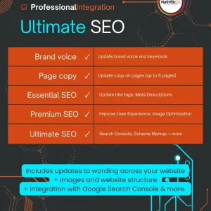 Search Engine Optimization Ultimate feature list